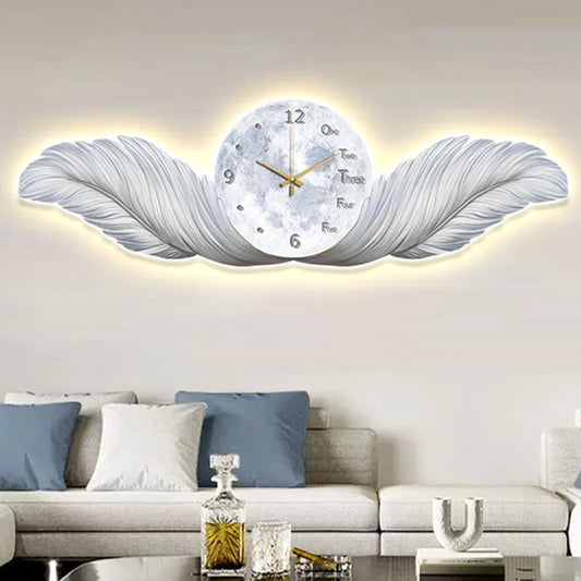 Purilite Select Aesthetic Modern Digital Wood Wall Clock
