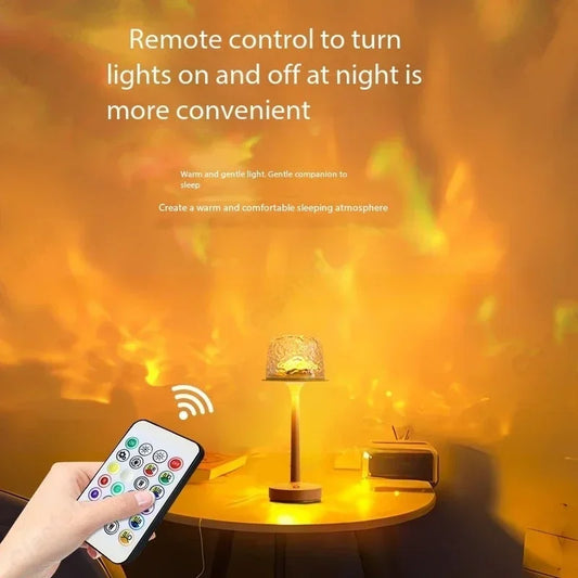 PURILITE SELECT MUSHROOM TABLE LAMP – WATER RIPPLE PROJECTION LIGHT