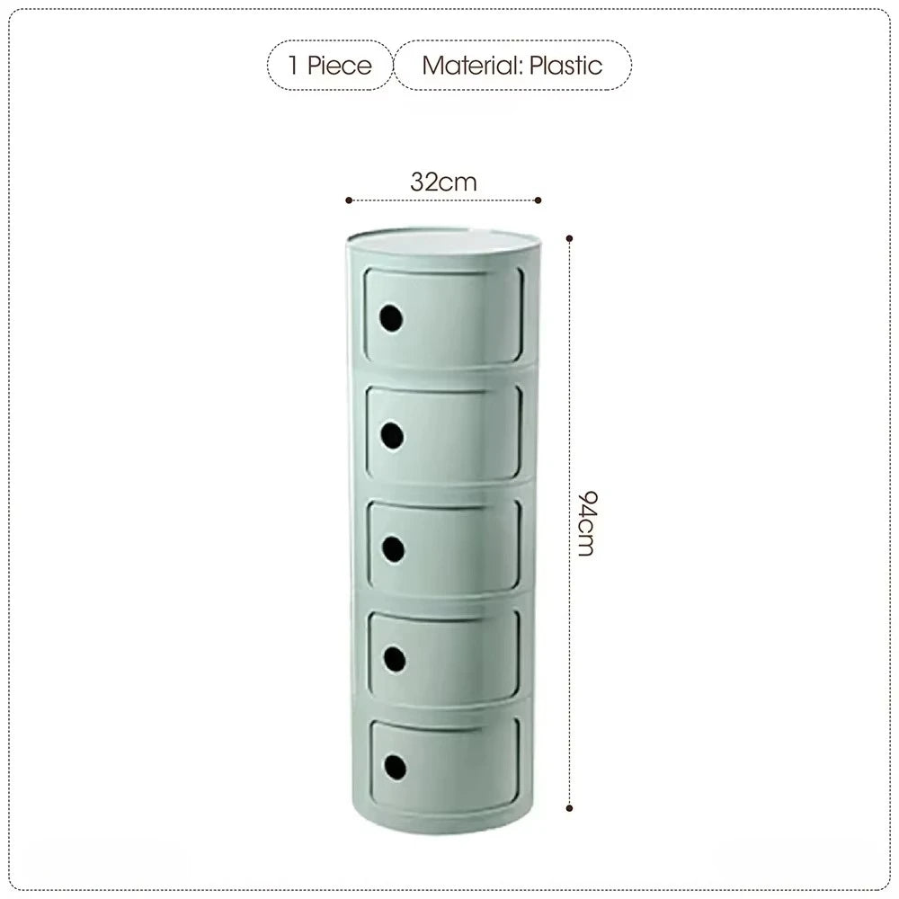 Purilite Select Nordic Net Red Bedside Cabinet