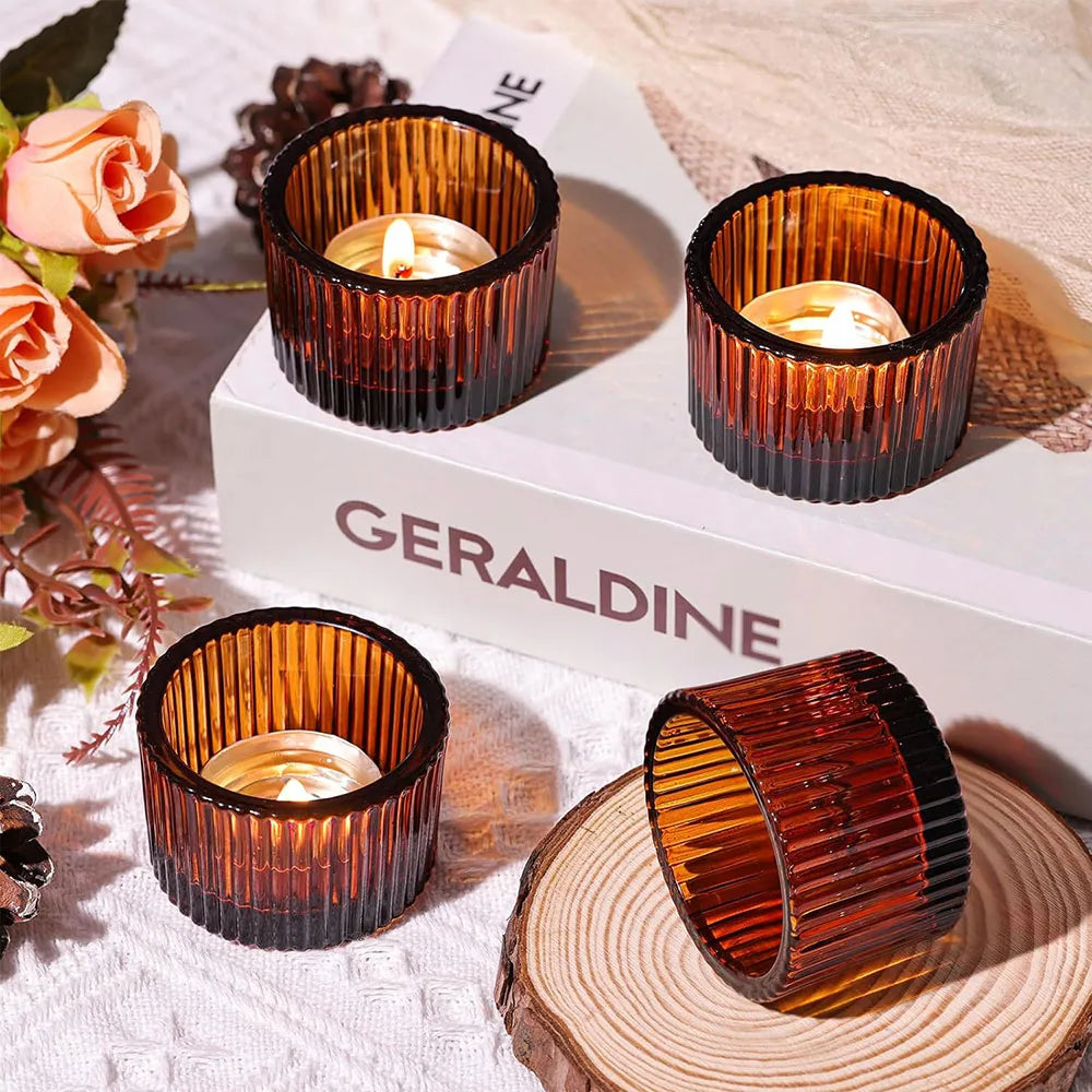 Purilite Select Tealight Gold Candle Holders