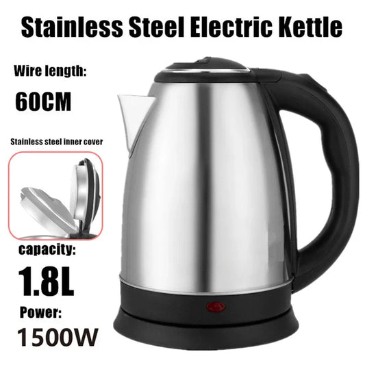 Purilite Select Stainless Steel Electric Kettle (220V, Auto Shut-Off)
