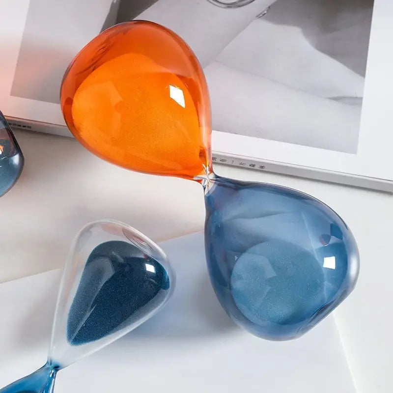 Purilite Select Modern Clear Glass Hourglass Timer