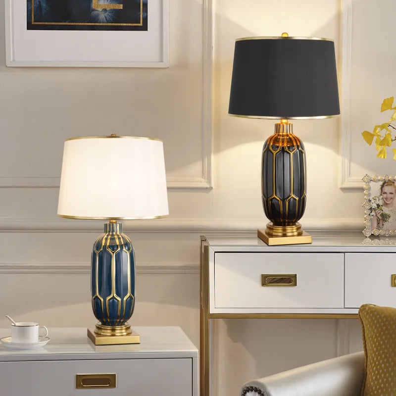 Purilite Select Black Ceramic Desk Lamp