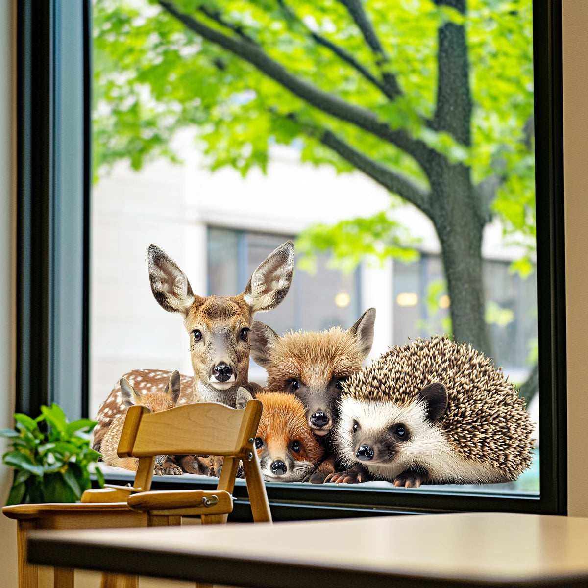 Purilite Select Transparent Animal Glass Sticker