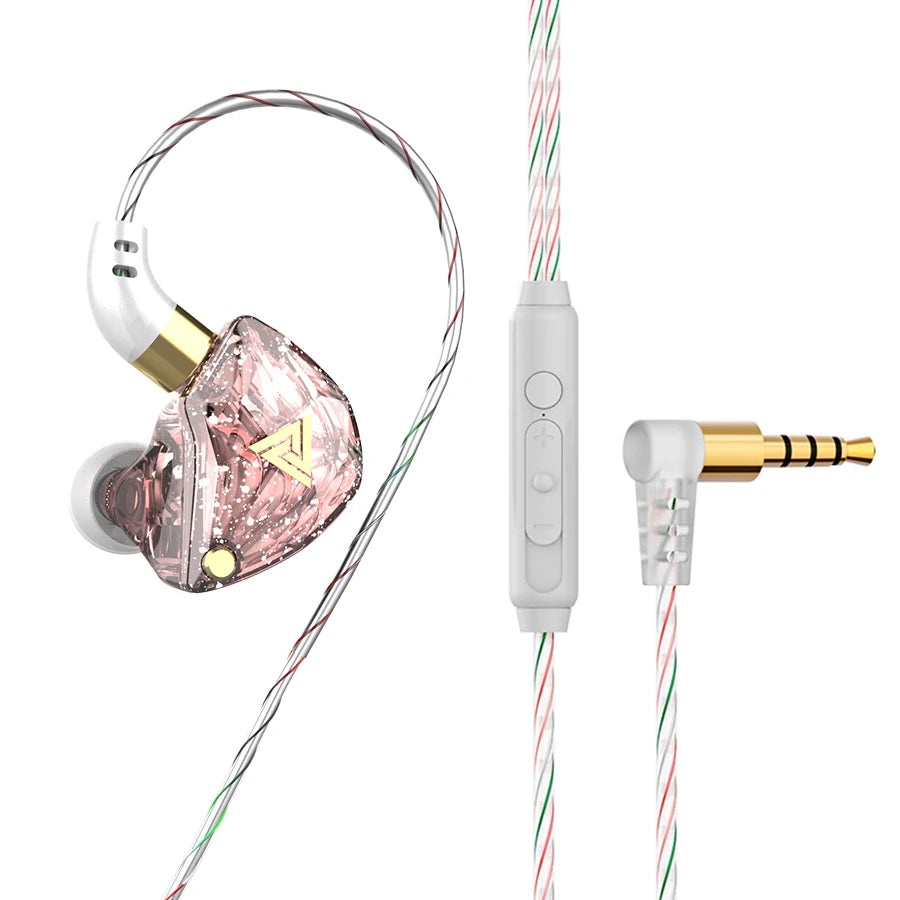 Purilite Select QKZ AK6 Copper Driver HiFi Wired Earphones 3.5MM