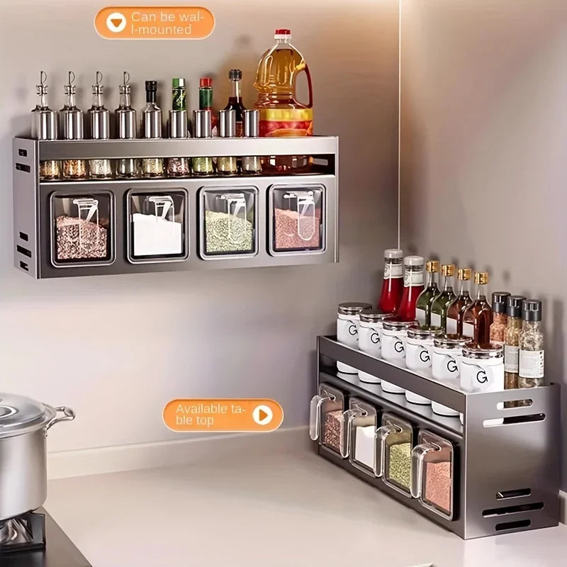 Purilite Select Stainless Steel Kitchen Spice Rack