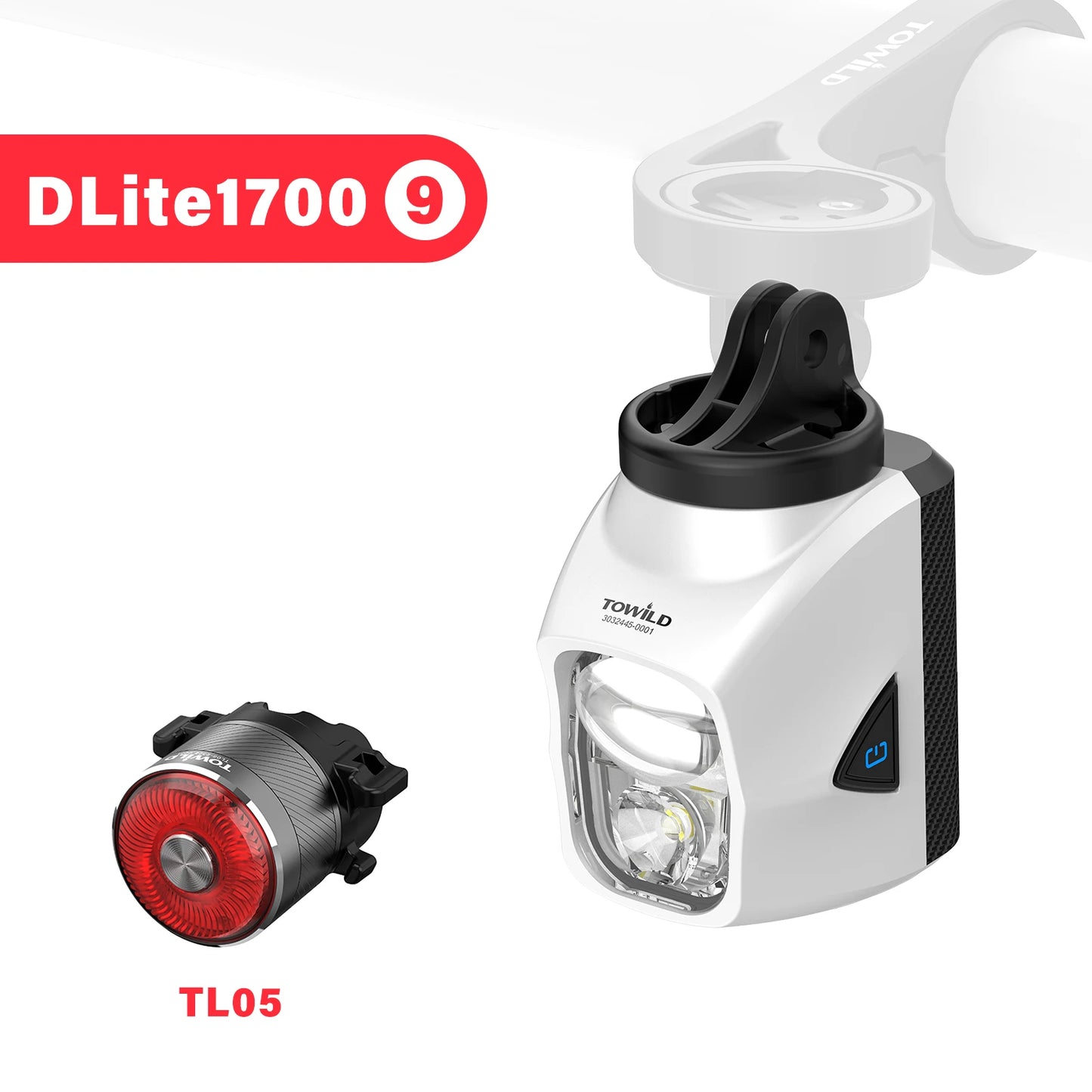 Purilite Select DL1200S/DL1700 Bicycle Light With Cut-Off Line Beam