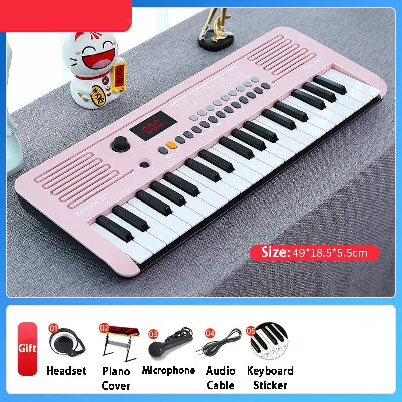 Purilite Select Portable Children's Electronic Organ 37 Keys Professional Keyboard