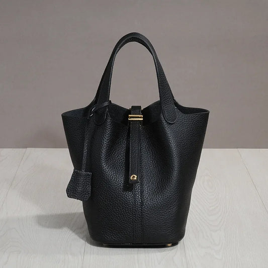 Purilite Select Cowhide Bucket Lunch Bag