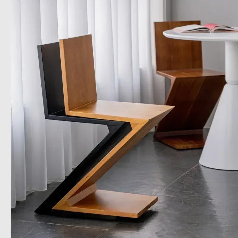 Purilite Select Solid Wood Z-Shaped Nordic Chair