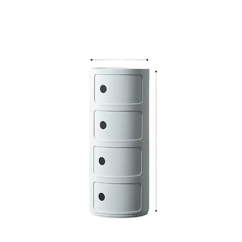Purilite Select Nordic Net Red Bedside Cabinet
