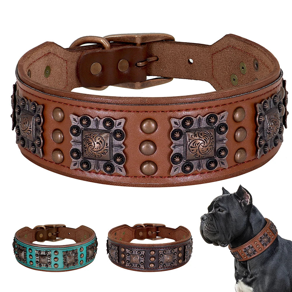 Purilite Select Cool Spiked Dog Collar for Medium & Large Dogs