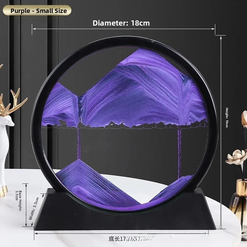 Purilite Select Creative Sandflow Art Clock