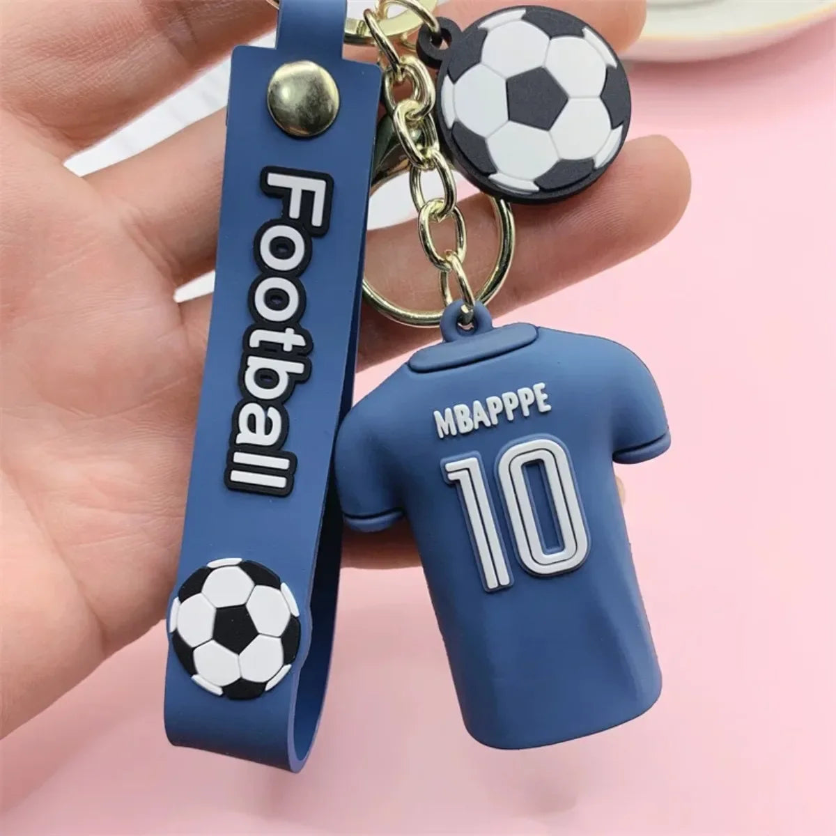 Purilite Select Football No.7 & No.10 Couple Jersey Keychains