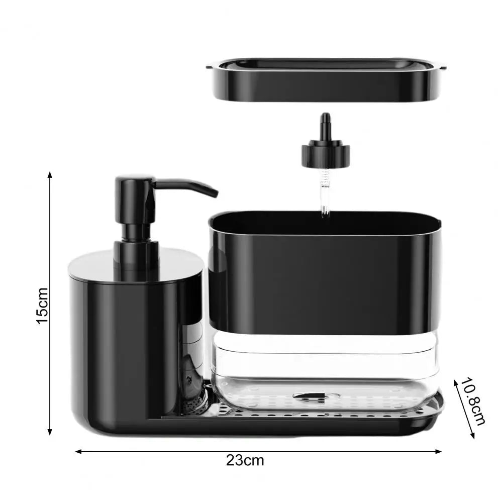 Purilite Select 2-in-1 Kitchen Dish Soap Dispenser with Sponge Holder