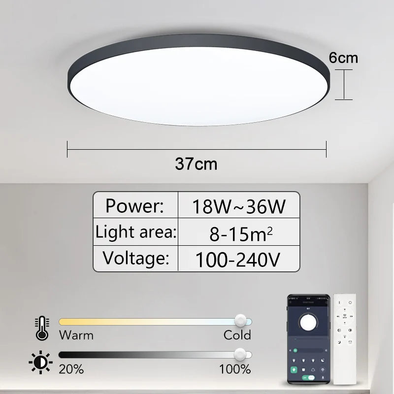 Purilite Select Smart LED Ceiling Lamp.