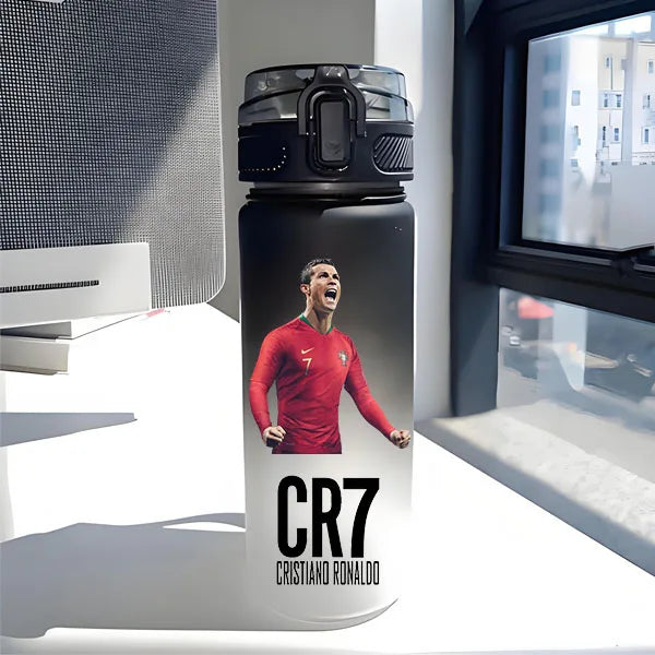 Purilite Select CR7 Football Star Straw Water Bottle