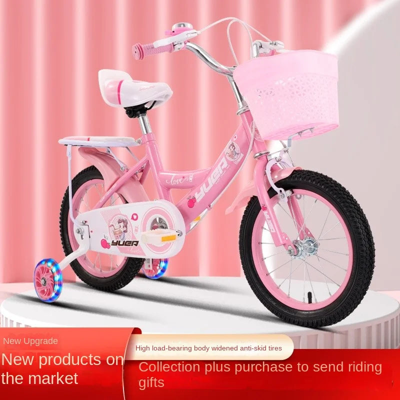 Selfree Children's Bicycles For Baby Aged 3-6 To 8 To 12 Baby Bicycles With Auxiliary Wheels M L Children's Lightweight Bicycles