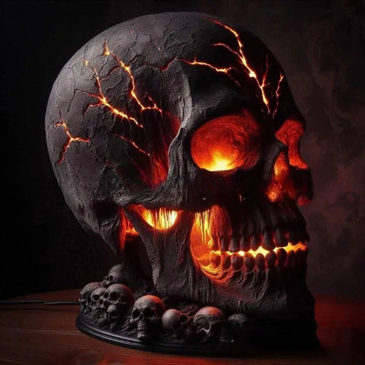 Purilite Select Skeleton Resin Figurines with Lamp