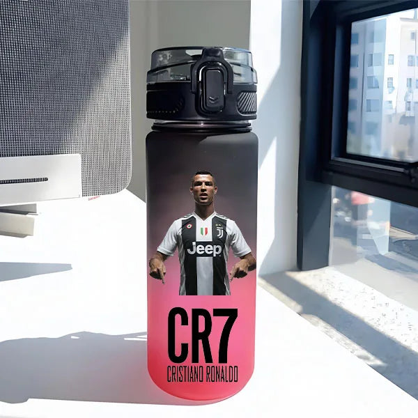 Purilite Select CR7 Football Star Straw Water Bottle