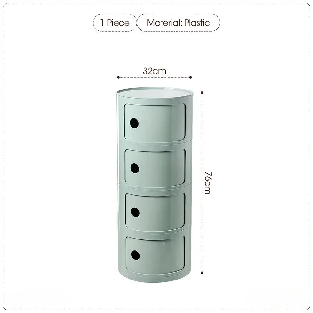 Purilite Select Nordic Net Red Bedside Cabinet