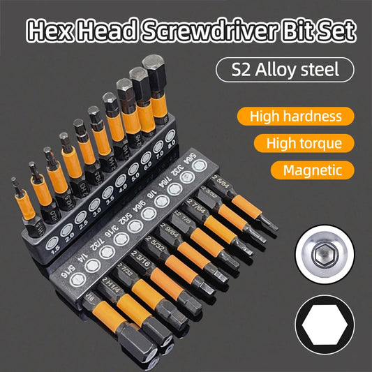 Purilite Select Hex Head Allen Wrench Screwdriver Bit Set