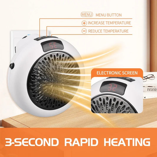 Purilite Select Desk & Wall-Mounted Electric Heater