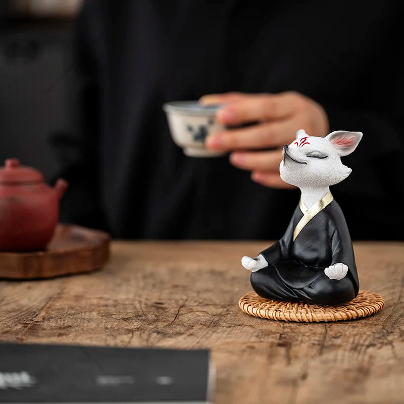 Purilite Select White Nine-Tailed Fox Figurine