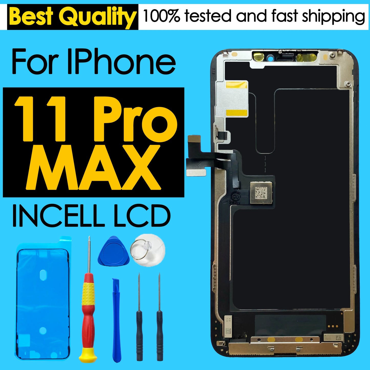 Purilite Select High-Quality AAA Incell LCD for iPhone 11 Pro Max