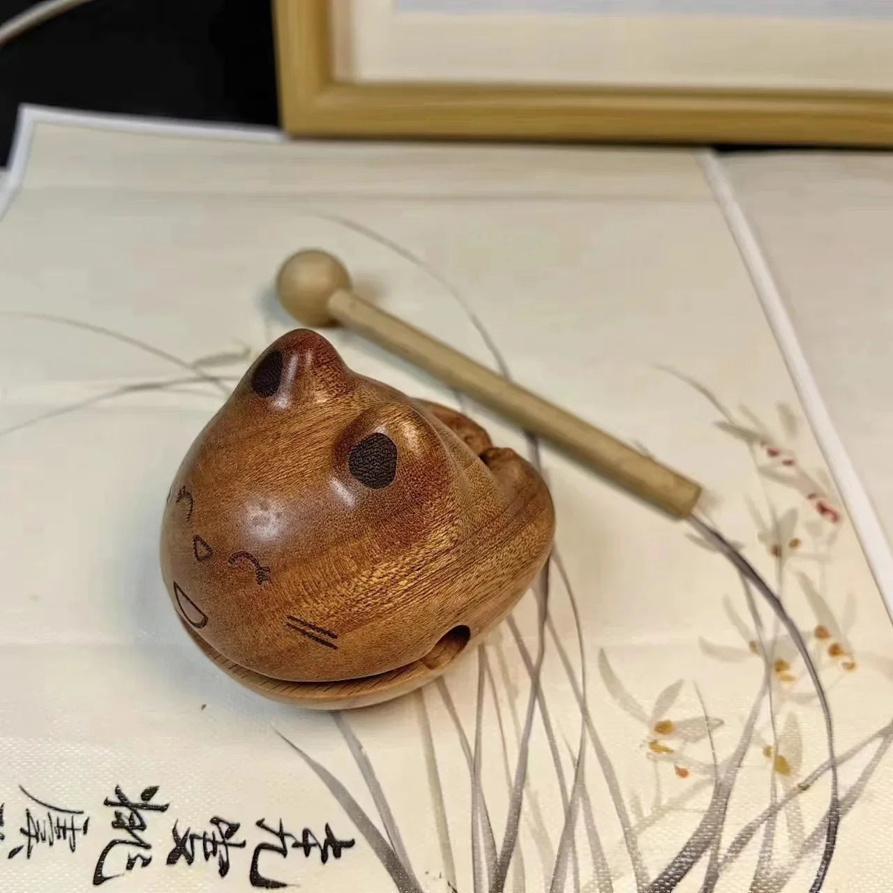 Purilite Select Solid Wood Panda Toothpick Holder