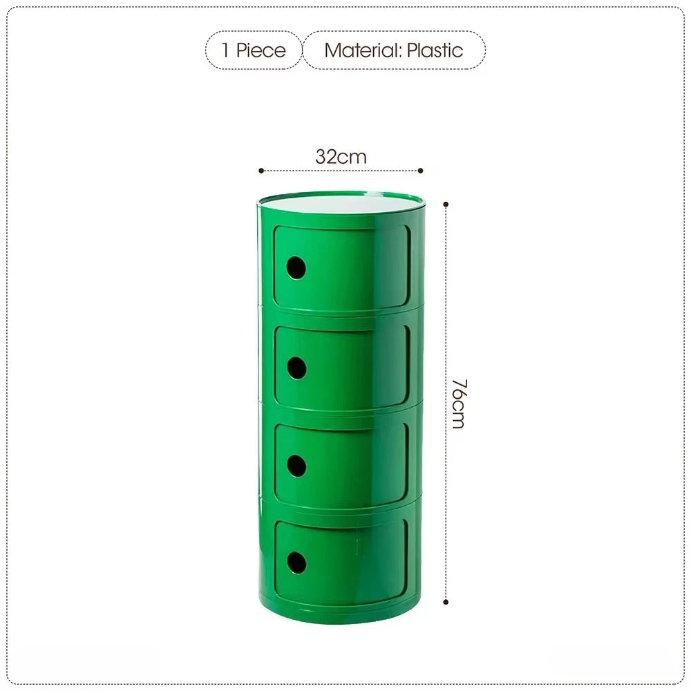 Purilite Select Nordic Net Red Bedside Cabinet