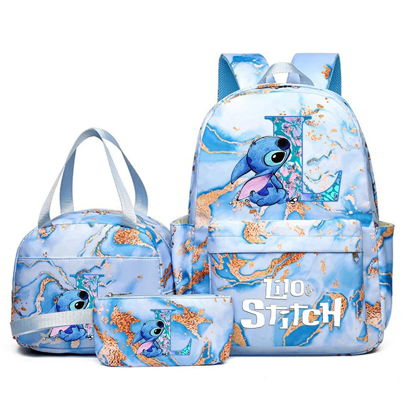 Purilite Select 3PCS Lilo & Stitch School Bag Set