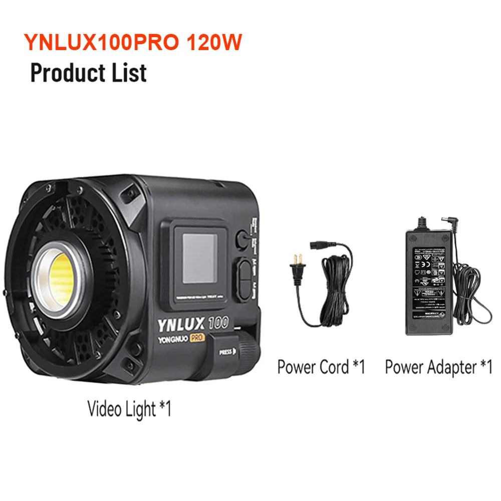 Purilite Select YNLUX100 PRO Handheld LED Video Light