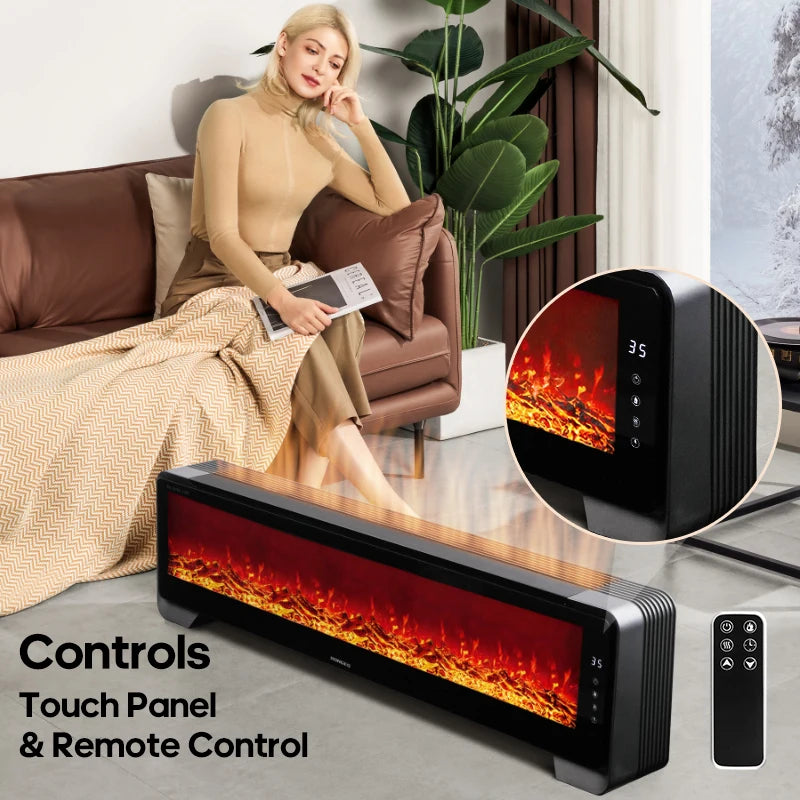 Purilite Select Baseboard Heater 2000W Electric Space Convector Heater