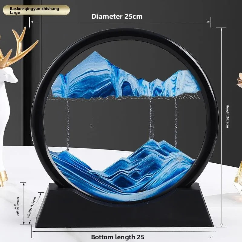 Purilite Select Creative Sandflow Art Clock