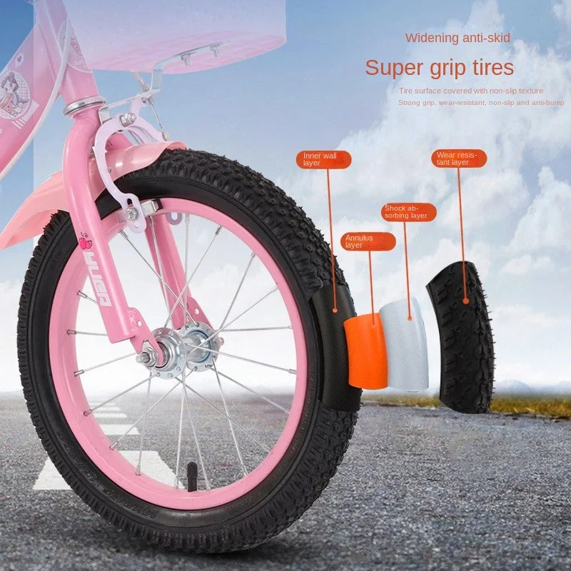 Selfree Children's Bicycles For Baby Aged 3-6 To 8 To 12 Baby Bicycles With Auxiliary Wheels M L Children's Lightweight Bicycles