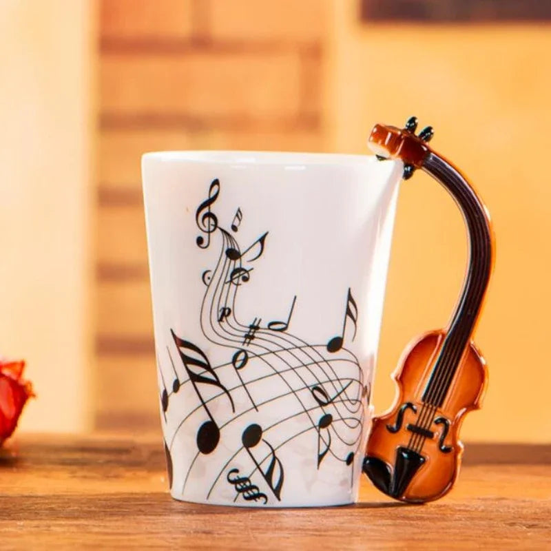 Purilite Select 240ml Creative Music Ceramic Mug