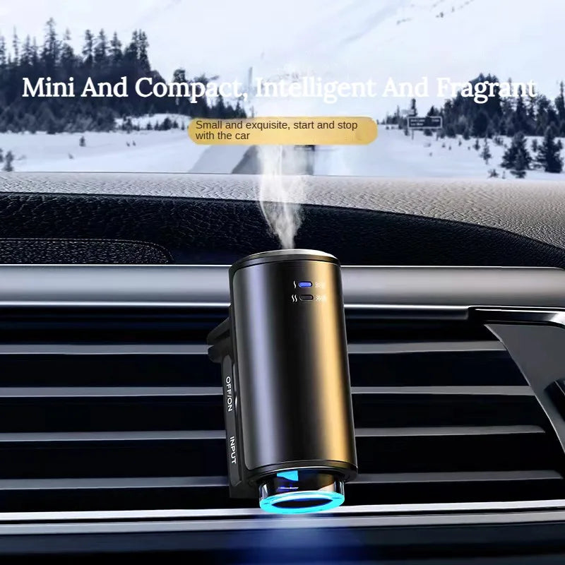 Purilite Select Intelligent Car Air Freshener Diffuser Electric Spray Vent Clip Aroma Perfume for Vehicle Interior (Set of 2)
