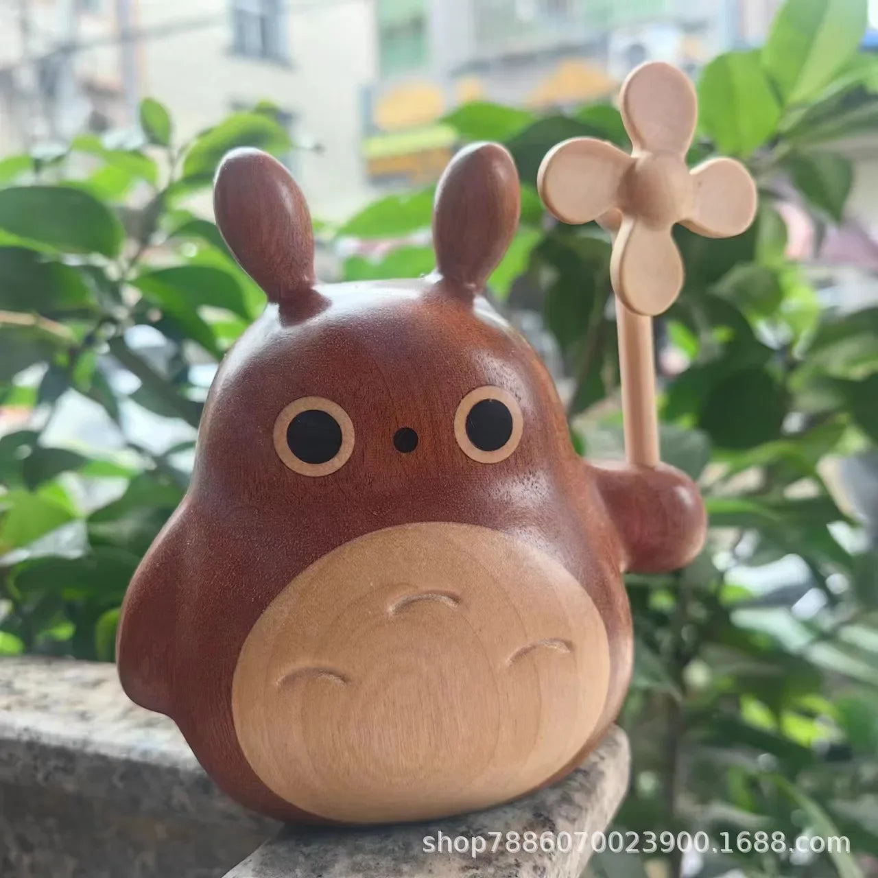 Purilite Select Solid Wood Panda Toothpick Holder