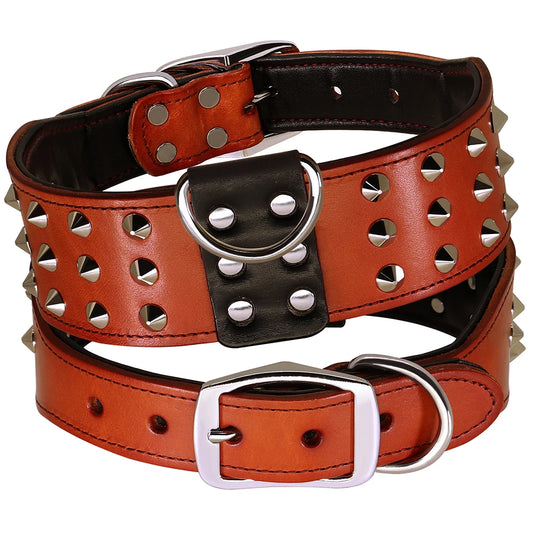 Purilite Select Genuine Leather Dog Collar
