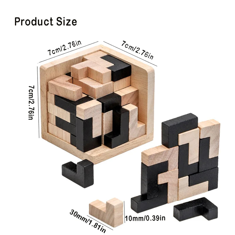 Purilite Select 3D Cube Luban Puzzle