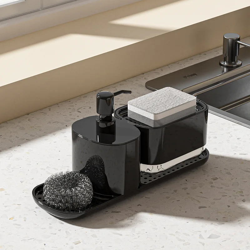 Purilite Select 2-in-1 Kitchen Dish Soap Dispenser with Sponge Holder