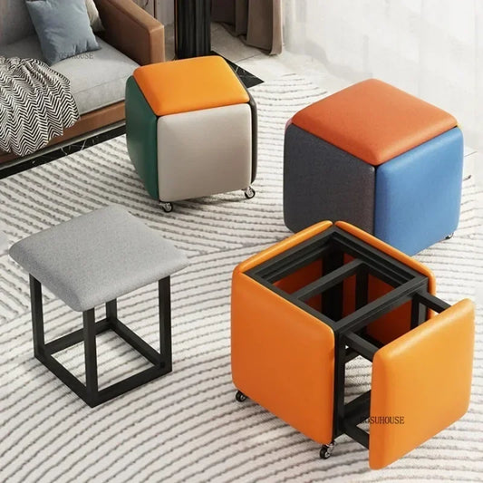 Purilite Select Modern 5-in-1 Rubik's Cube Sofa Stool