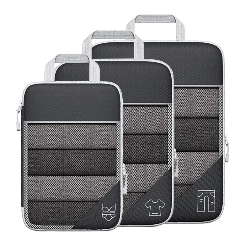 Purilite Select 3/6PCS Compressed Packing Cubes Set