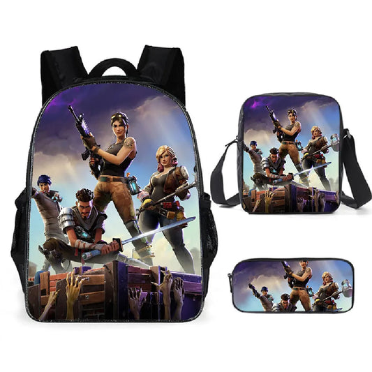 Purilite Select 3PCS Fortnite School Bag Set