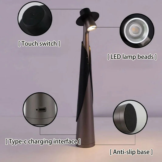 Purilite Select LED USB Rechargeable Table Lamp