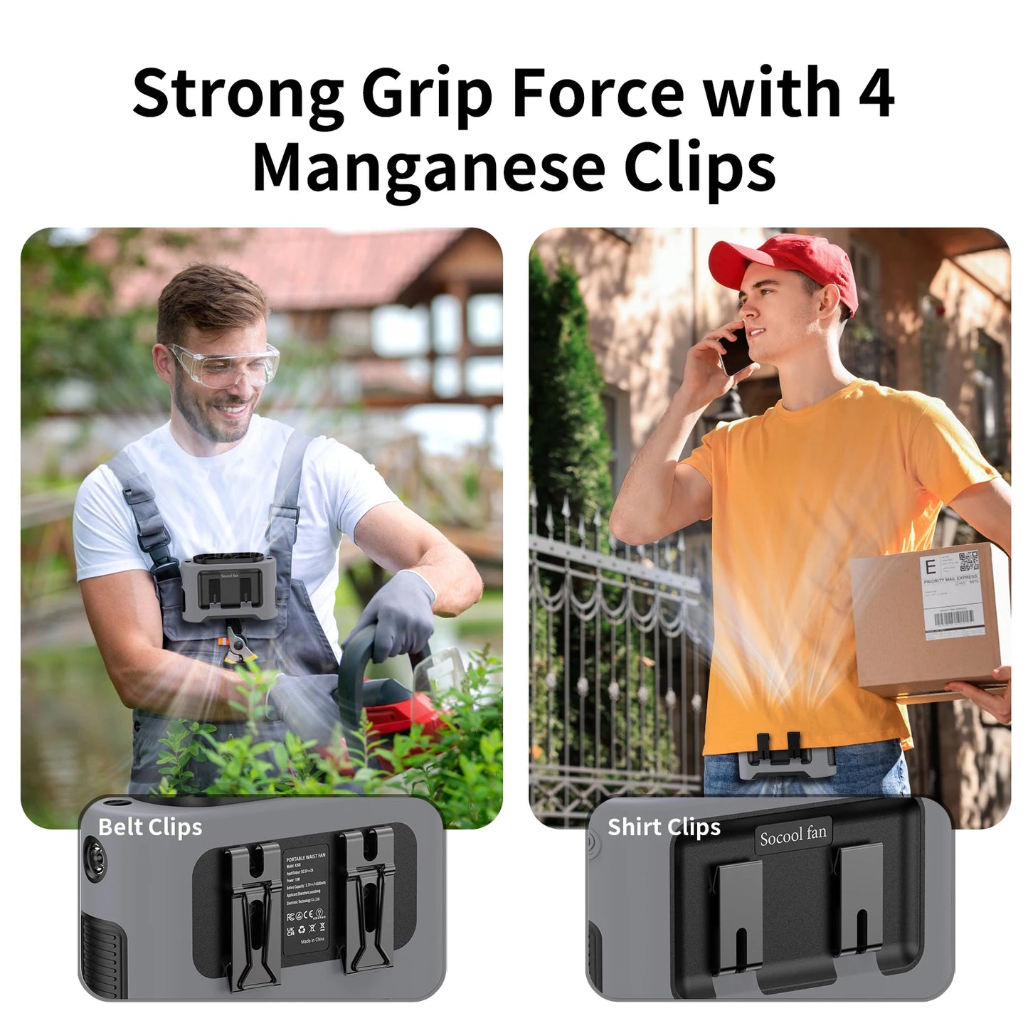 Purilite Select Socool 14500mAh Portable Waist Fan