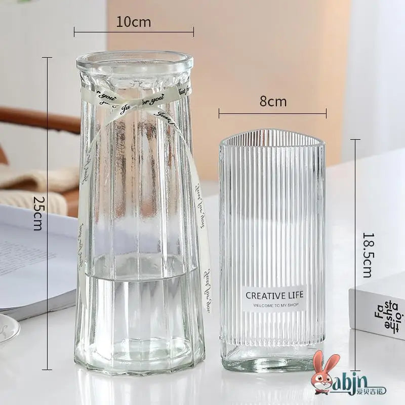 Purilite Select Thickened Non-Glass Circle Flower Vase