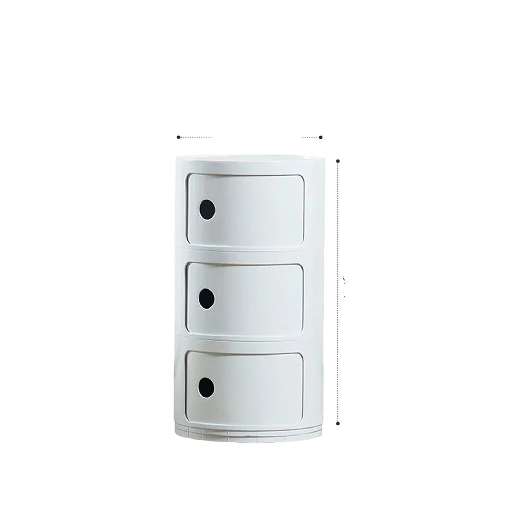 Purilite Select Nordic Net Red Bedside Cabinet