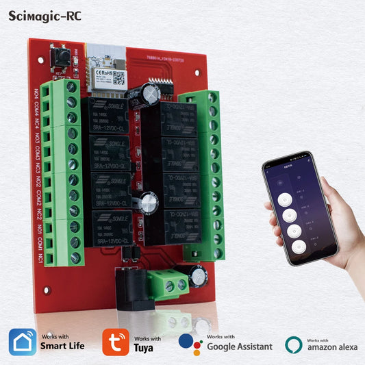 Purilite Select 8CH Tuya Smart WiFi Switch Module DC 12V / 24V